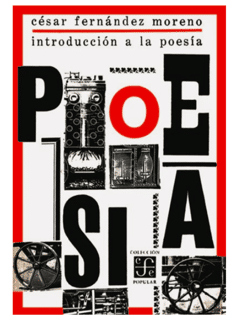 Cubierta de Introducción a la poesía, Colección Popular del Fondo de Cultura Económica, diseño de Vicente Rojo